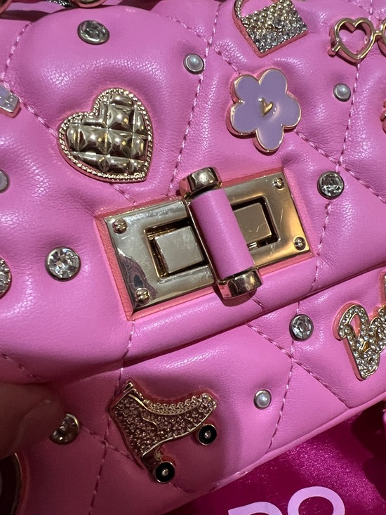Barbie x ALDO Pink Quilted Chain Crossbody Bag - Picture 6 of 11